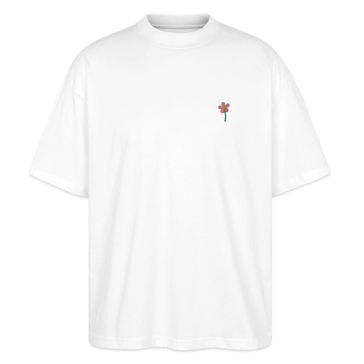 T-Shirt Stickmotiv Frühlingsblume Für Gartenliebe Oversize Unisex T-Shirt
