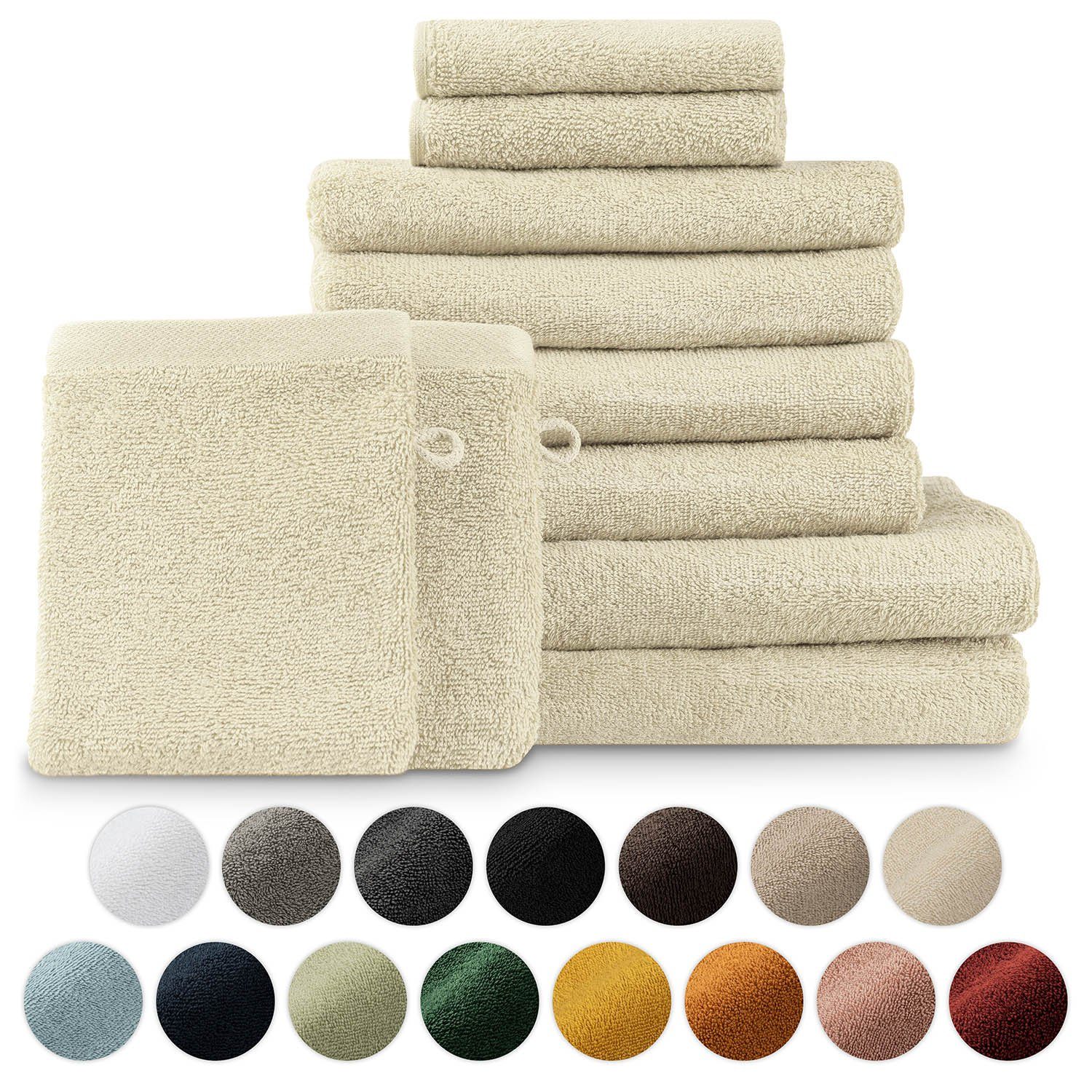 Beige Handtuch-Sets online kaufen | OTTO | Handtuch-Sets