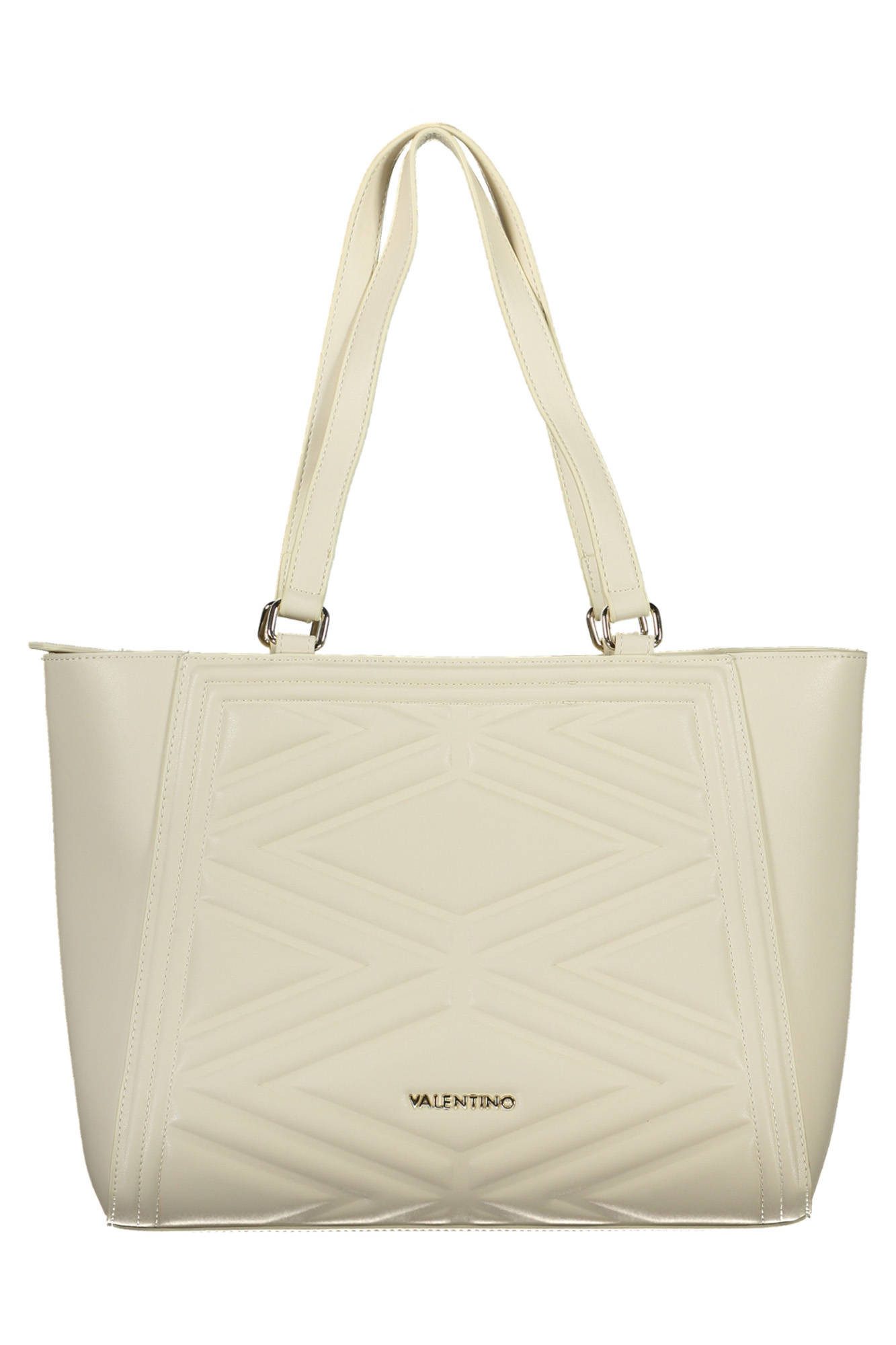 Valentino Businesstasche, Elegante Damen-Handtasche Beige mit verstellbarem Schulterriemen
