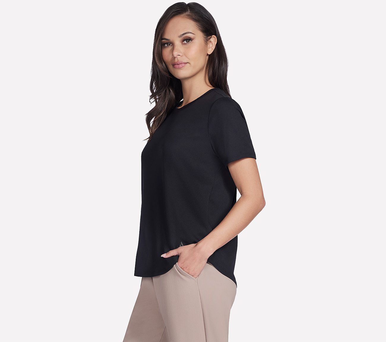 Skechers Funktionsshirt GOWALK LUXE RIB TEE (1-tlg) günstig online kaufen