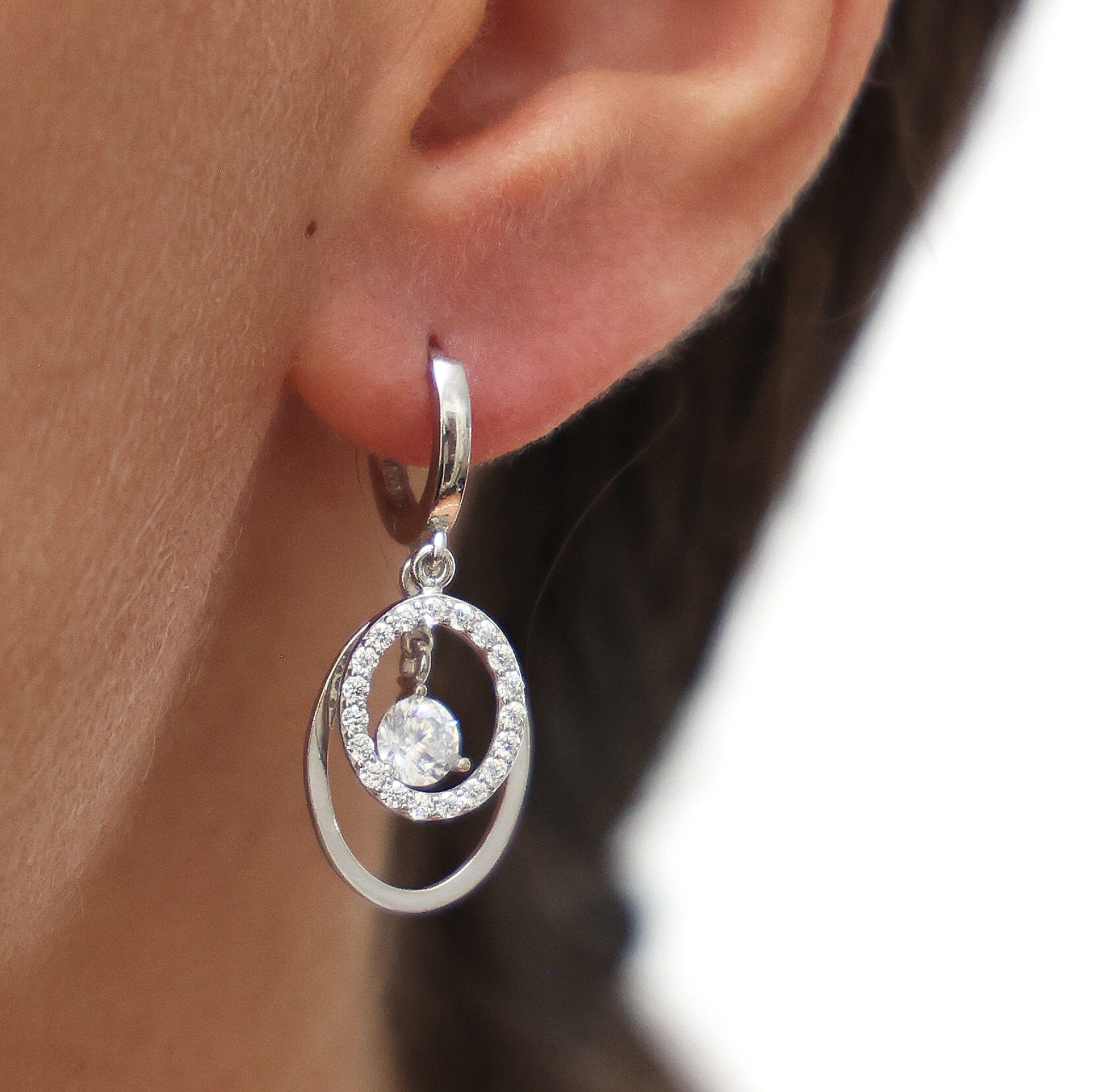 dKeniz Paar Ohrhänger 925/- Sterling Silber Royal Ohrring