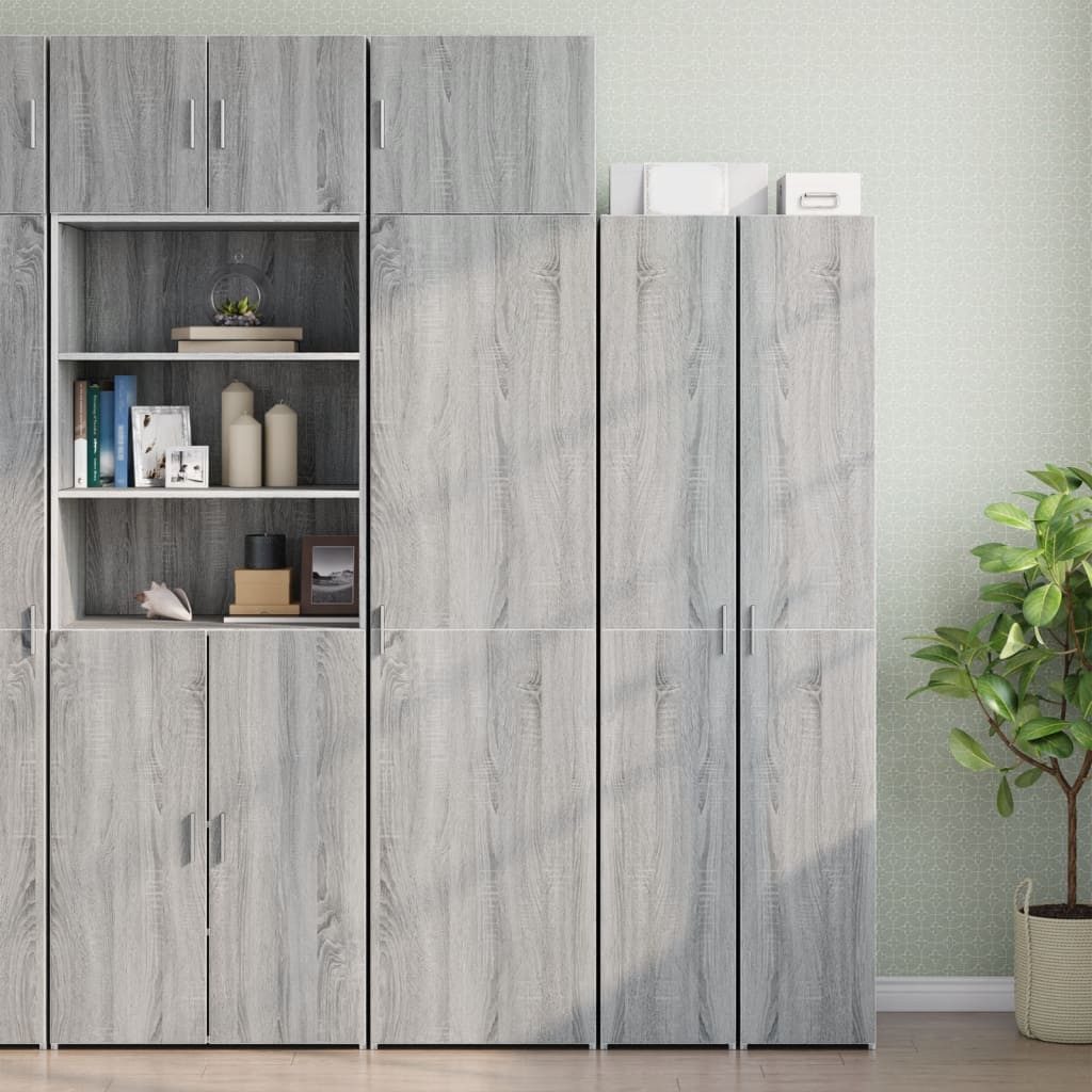vidaXL Hängeschrank Wandschrank Grau Sonoma 50x42,5x40 günstig online kaufen