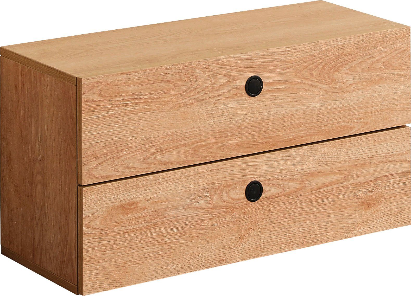 MÖBILIA Schubkasten (Set, 2 St), Griffe und Laufschienen aus Metall