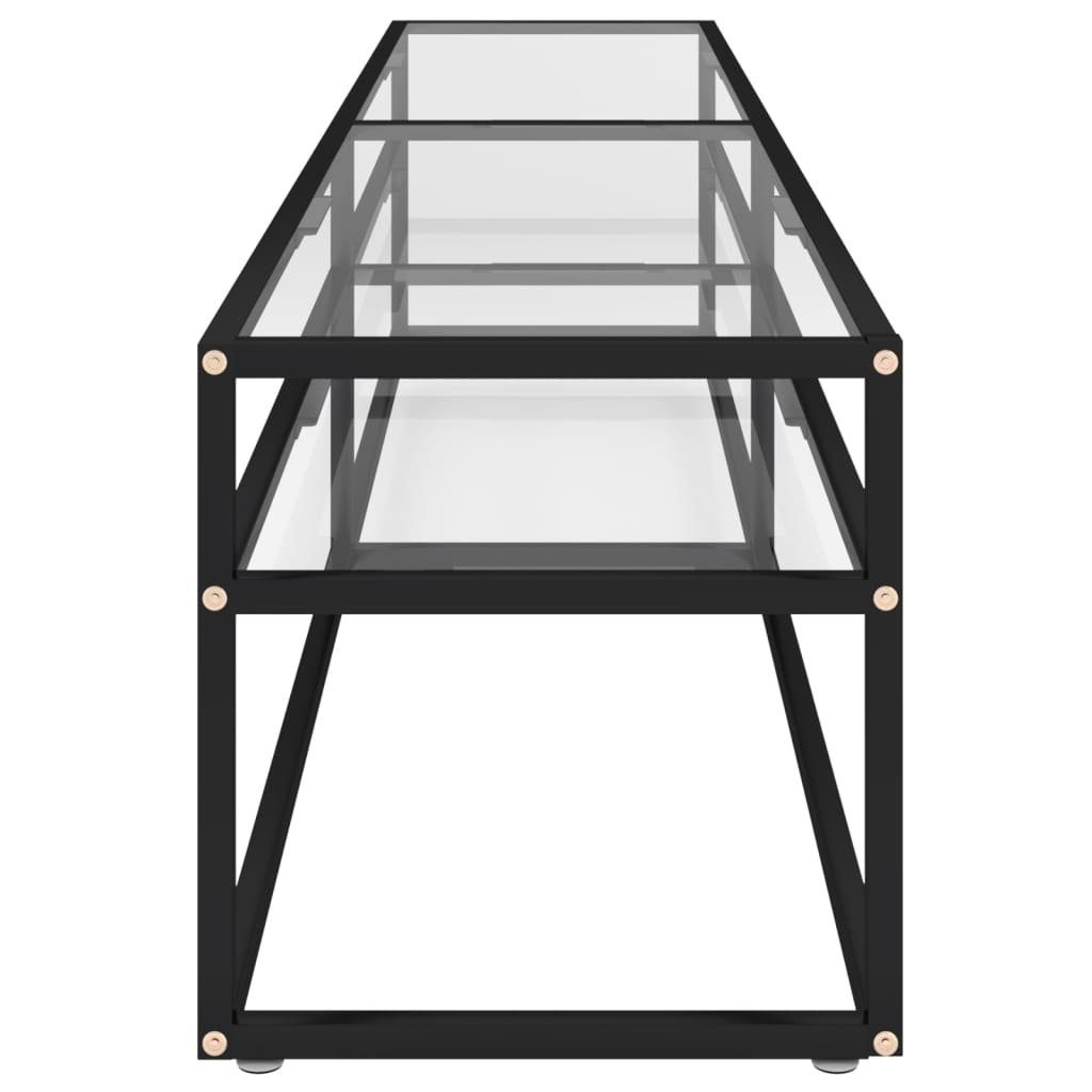 Transparent Hartglas 200x40x40,5 TV-Schrank furnicato cm