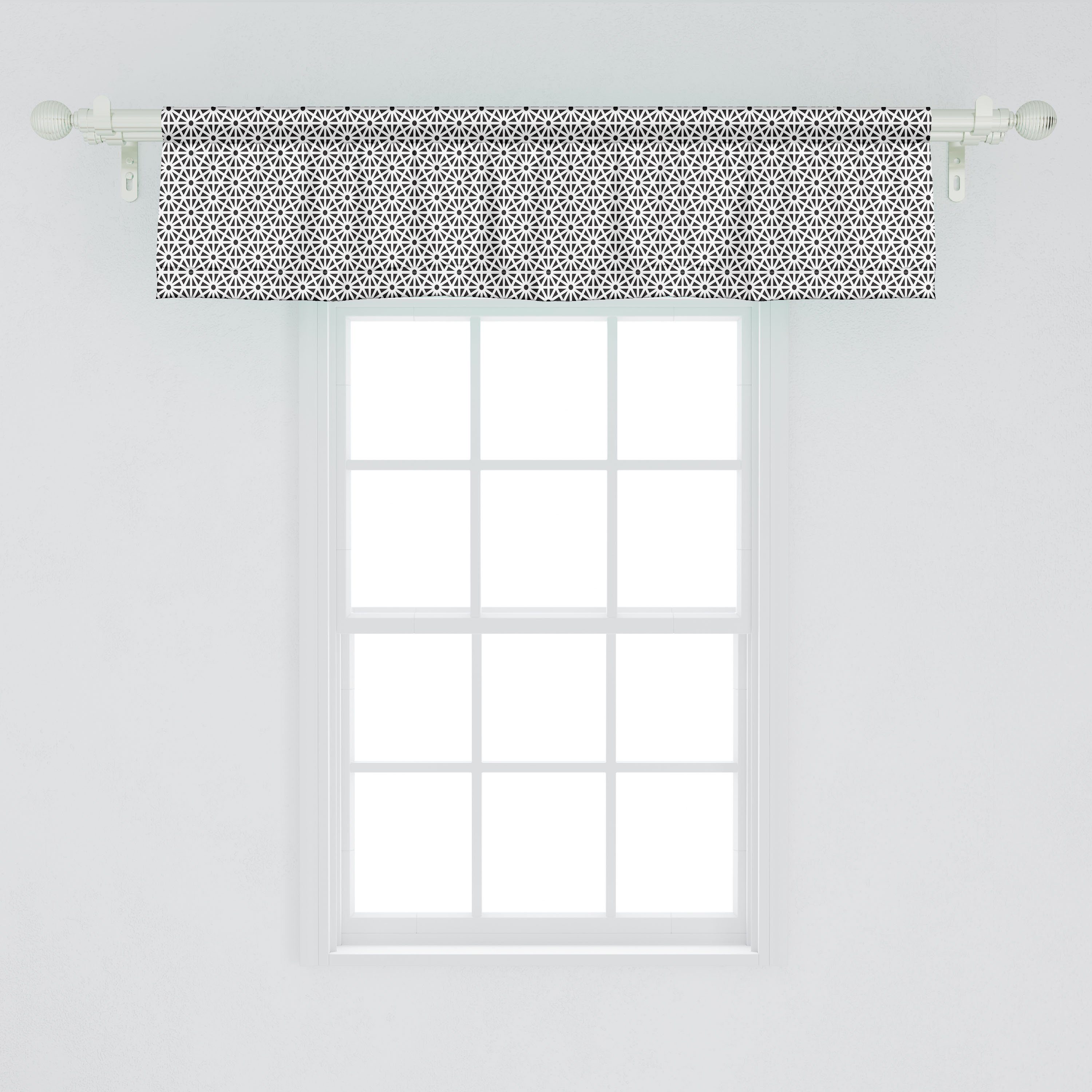 Dekor Volant Vorhang Küche Stangentasche, für Abakuhaus, Scheibengardine Microfaser, altes Motiv Schlafzimmer mit marokkanisch