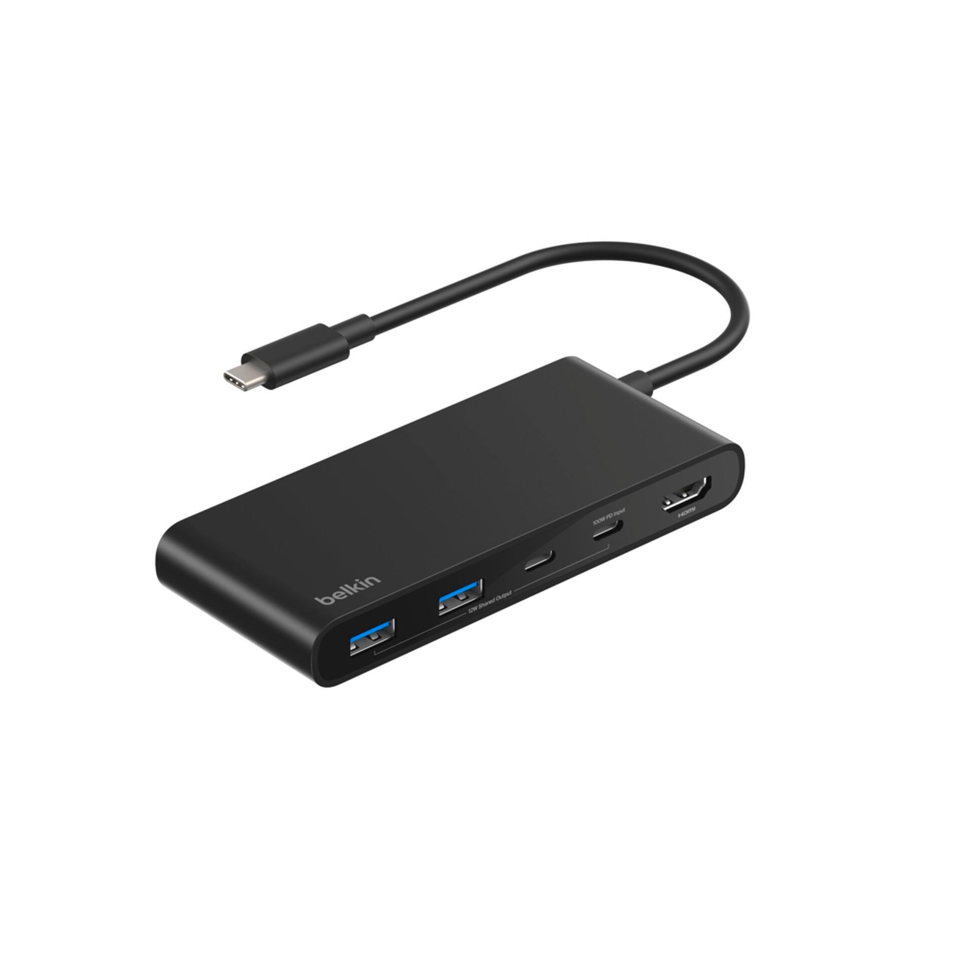 Belkin Laptop-Dockingstation Connect 7-in-1 USB-C Hub mit Dual USB-C Ports