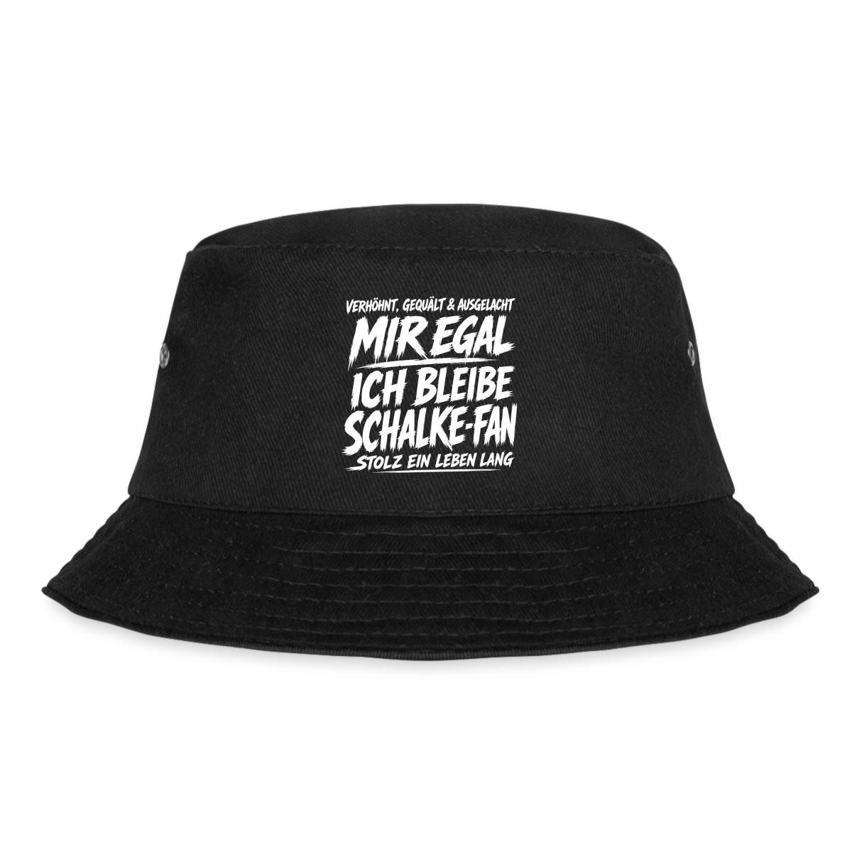 Sonnenhut Mir Egal Ich Bleibe Schalke-Fan Fischerhut