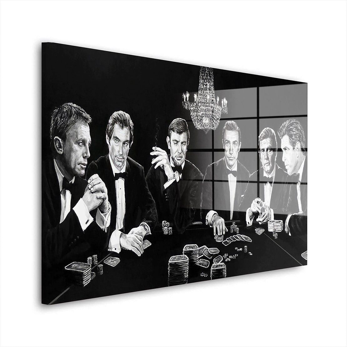 Artedinoi Acrylglasbild Modern Bond Family Style Kunst Acrylglas Wandbild Bild Wanddeko Wohnzi