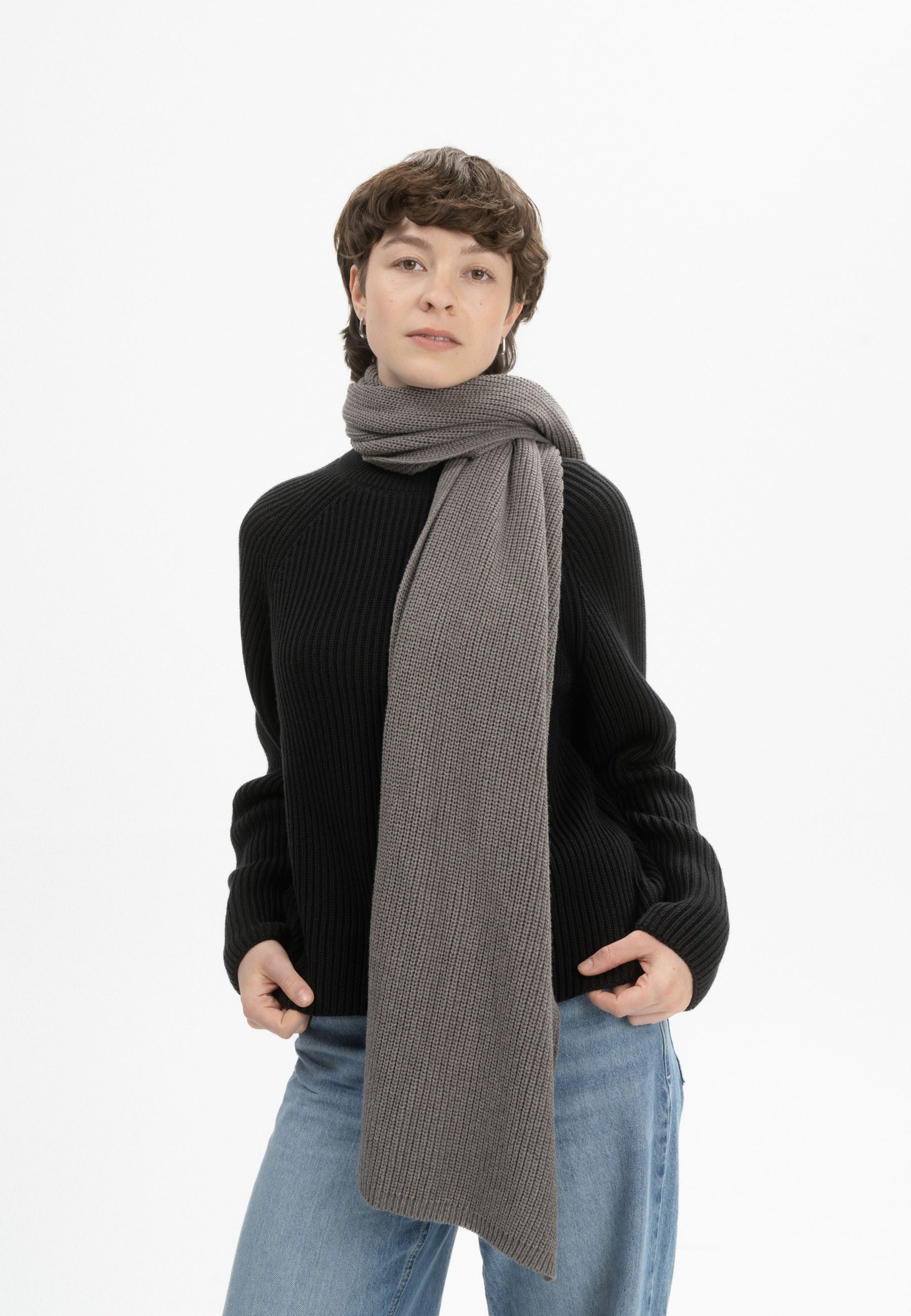 MELA Schal Unisex Rippstrick Schal NAGNA günstig online kaufen