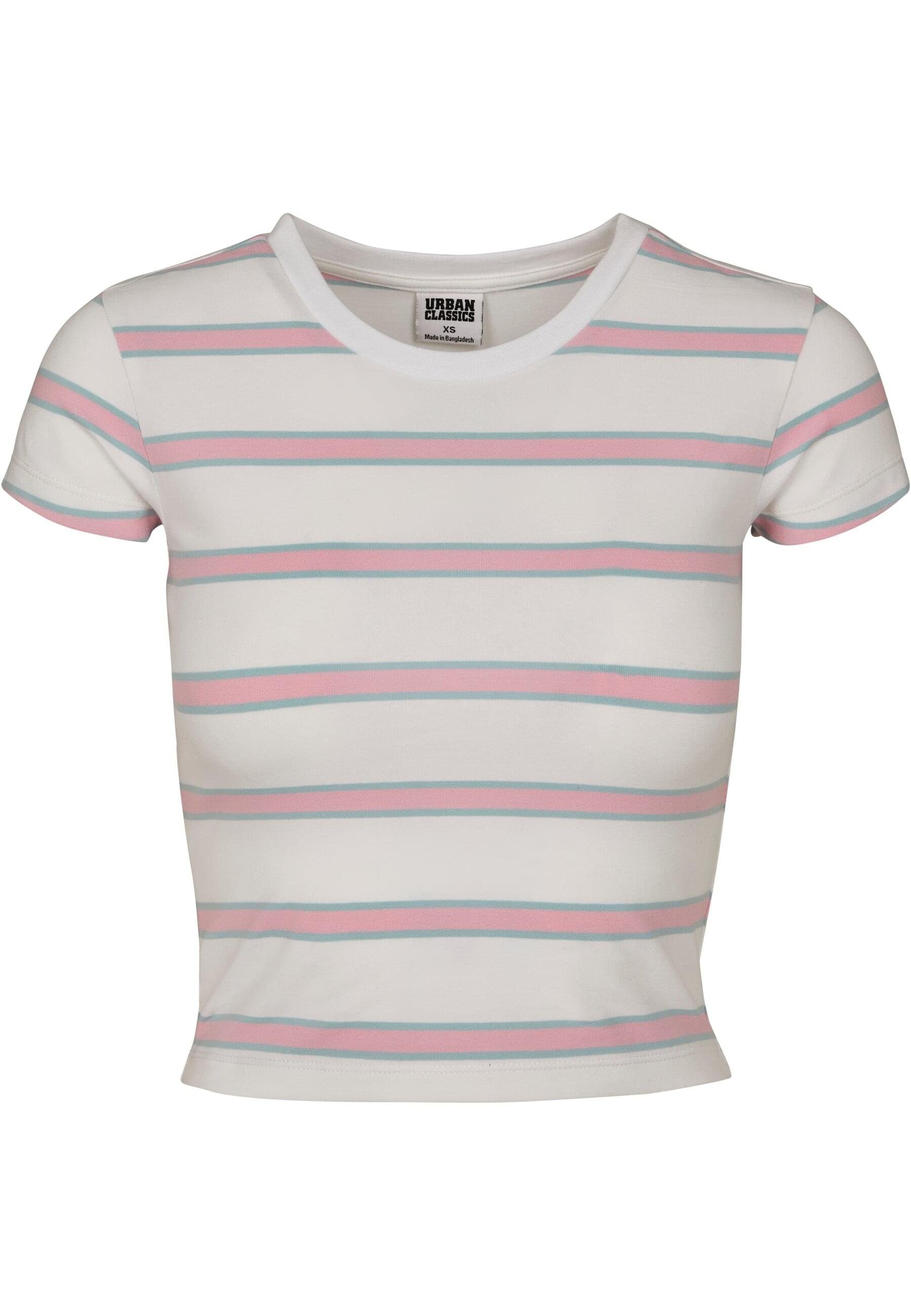 URBAN CLASSICS T-Shirt Urban Classics Damen Ladies Stripe Cropped Tee (1-tl günstig online kaufen