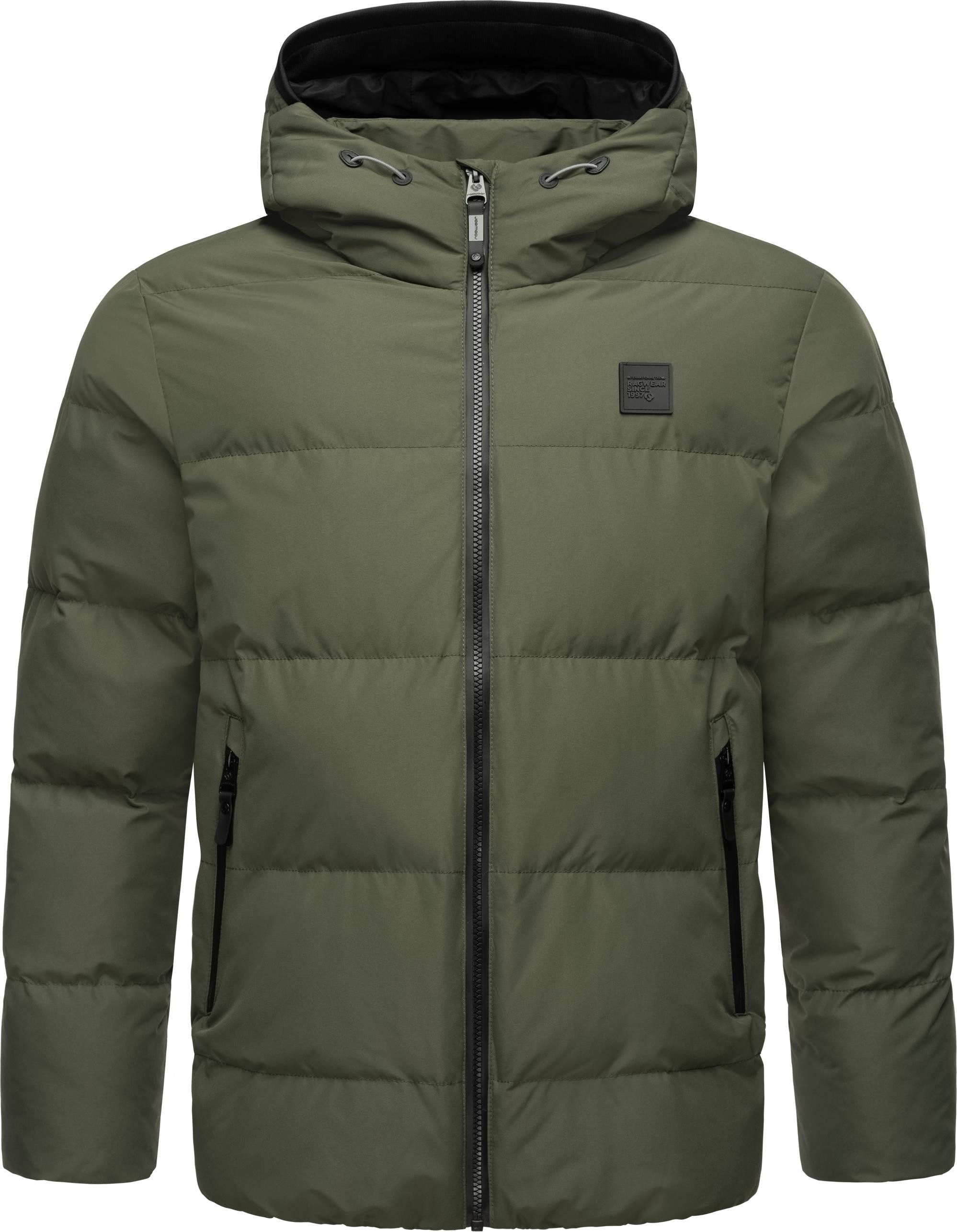 Ragwear Steppjacke Norg wasserdichte Herren Winterjacke
