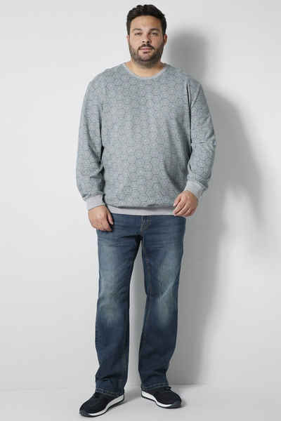 Men Plus Sweatshirt Sweatshirt Spezialschnitt