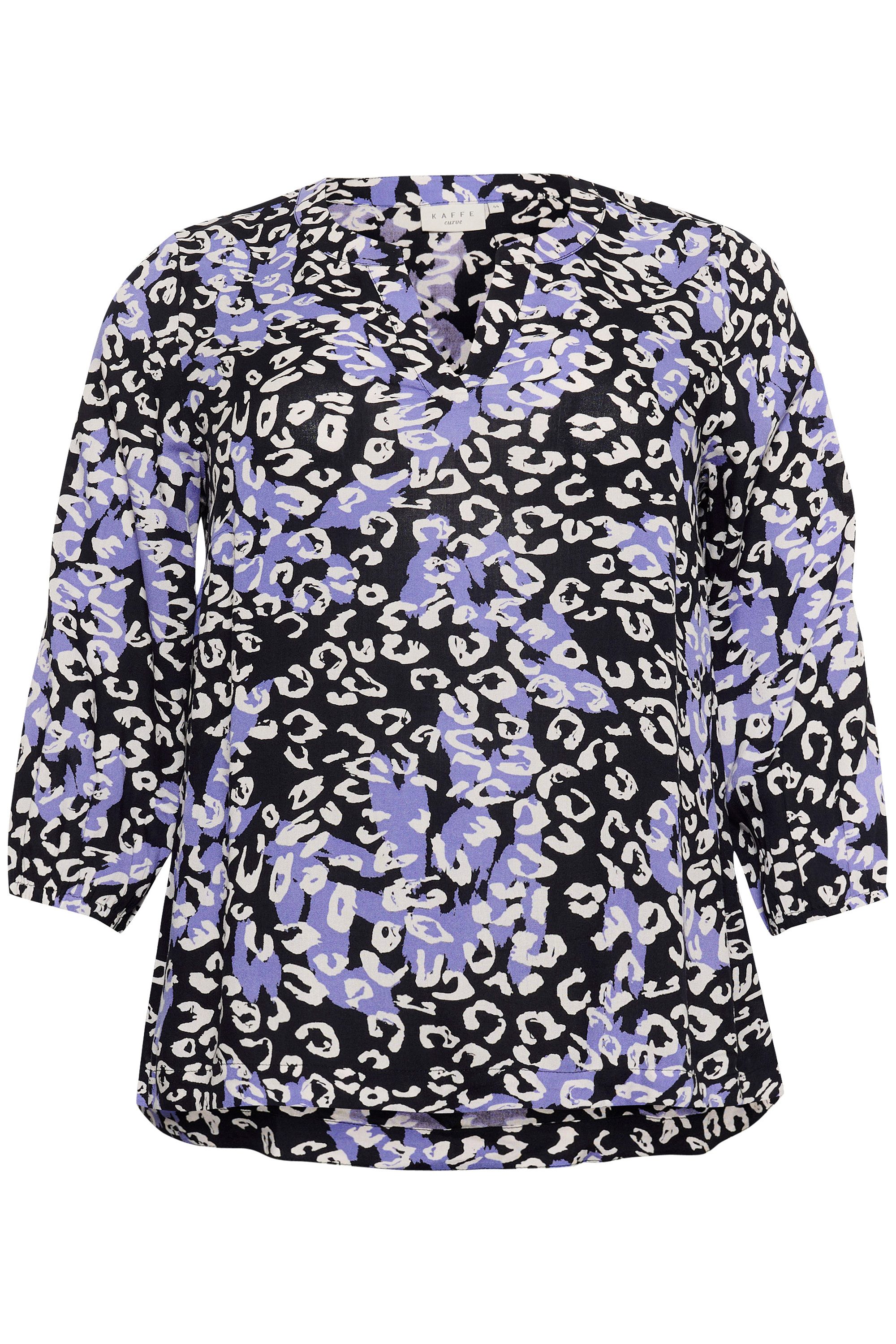 KAFFE Curve Kurzarmbluse Kurzarm-Bluse KCjanni Große günstig online kaufen