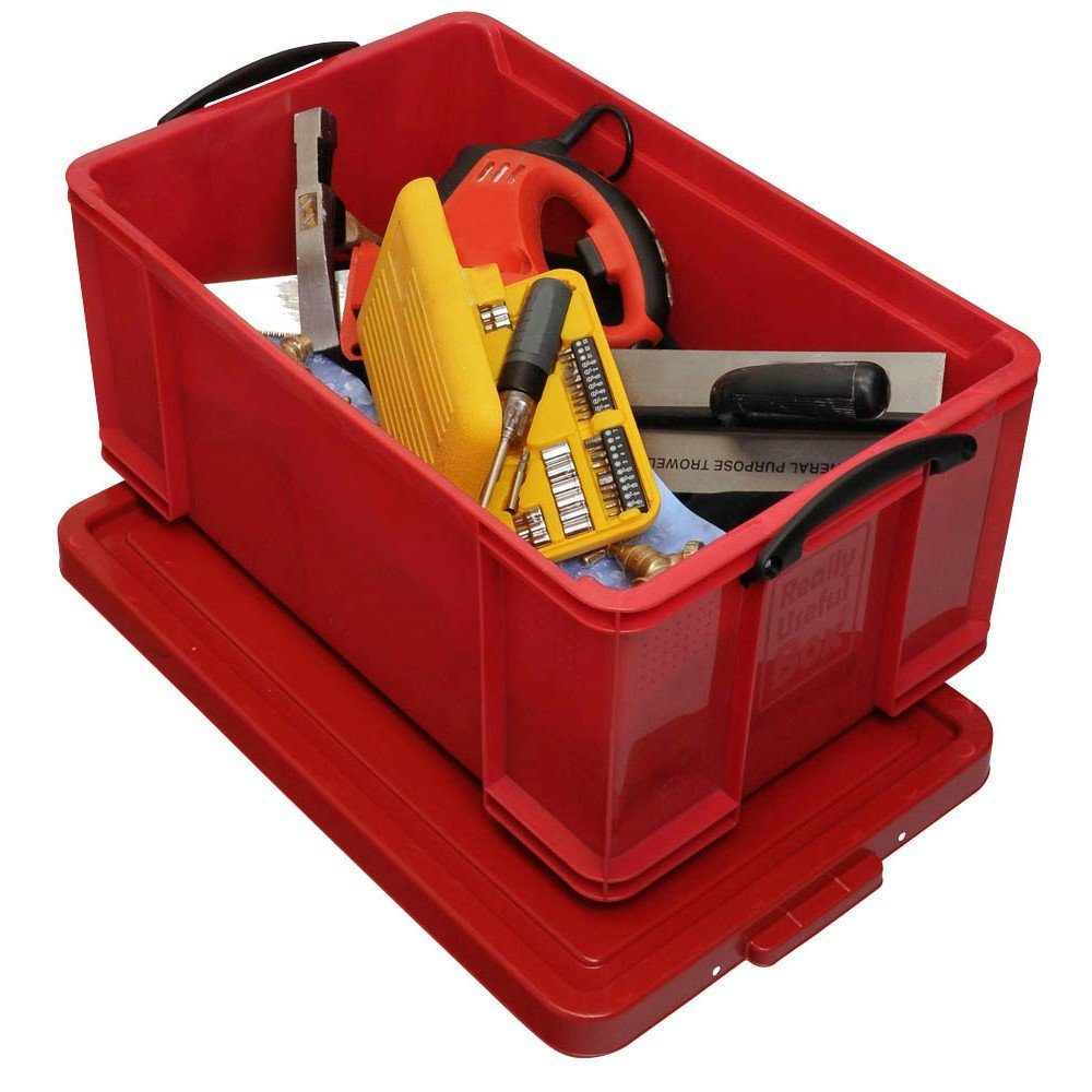REALLYUSEFULBOX Aufbewahrungsbox 1 Aufbewahrungsbox 64 Liter - rot