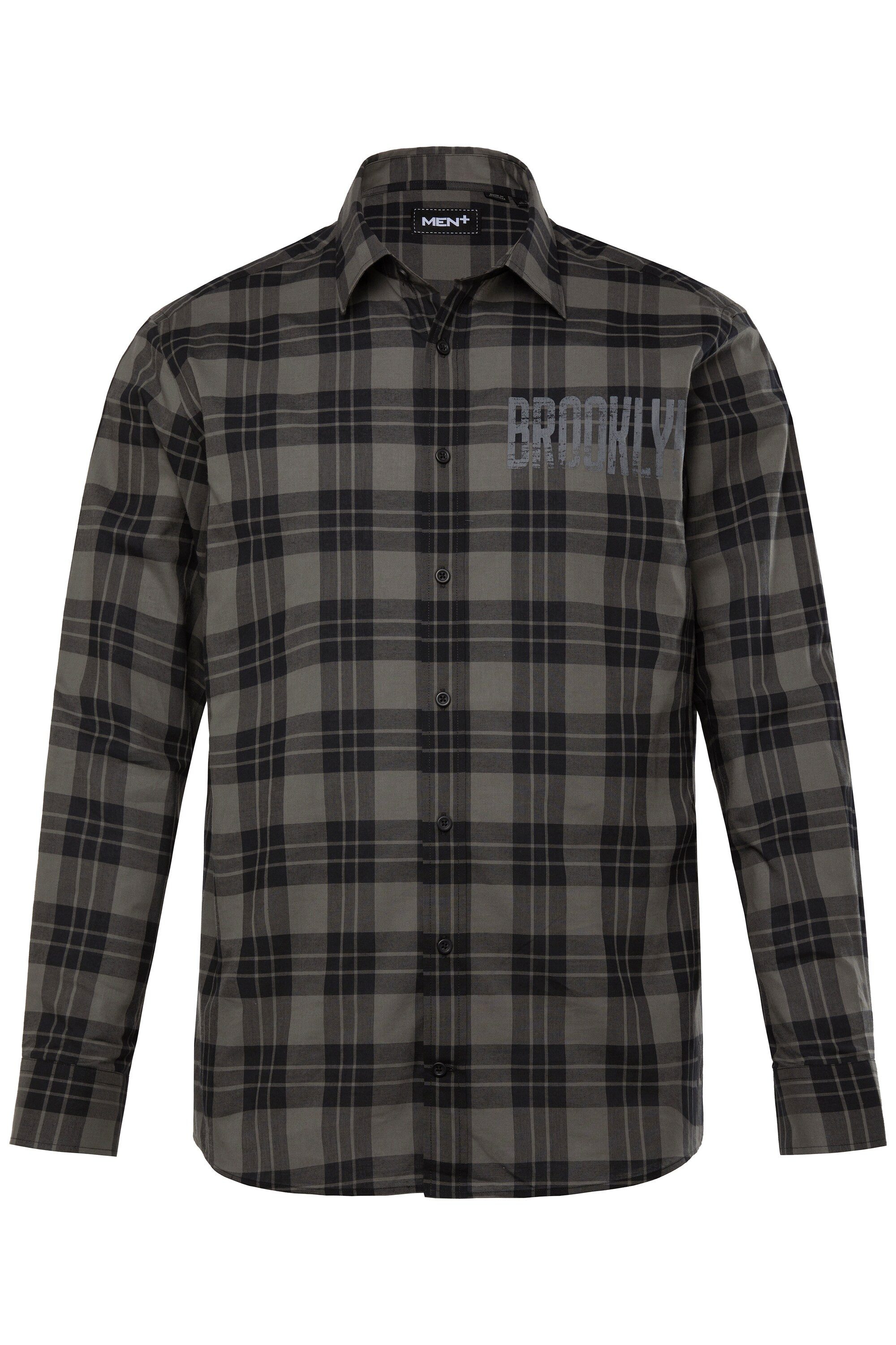 Men Plus Businesshemd Men+ Karohemd Langarm Kentkragen Comfort Fit günstig online kaufen