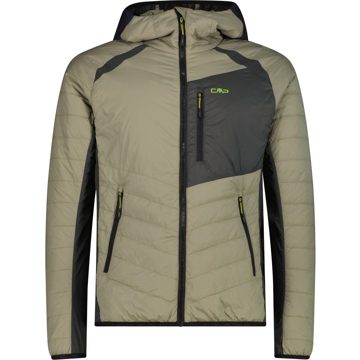 CMP Steppjacke MAN Jacket Hybrid FIX Hood Schützende und bequeme Herren-Hybridjacke für Outdooraktivitäten