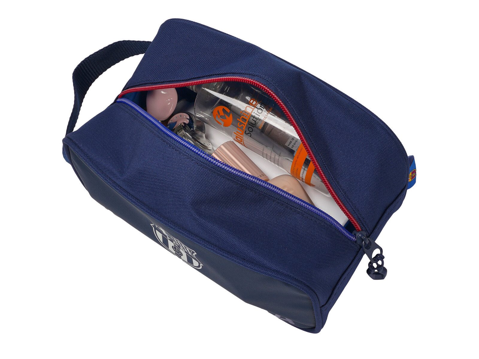 FC Barcelona Federtasche Schlampermäppchen Jumbo Mäppchen Etui mit Trageschlaufe