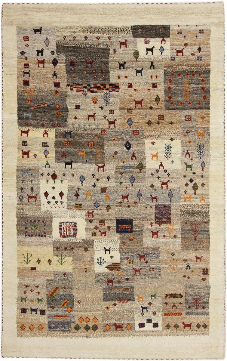 Moderner, Nature Trading, Orientteppich Handgeknüpfter 115x181 Nain Perser Gabbeh 12 mm Höhe: Loribaft rechteckig,