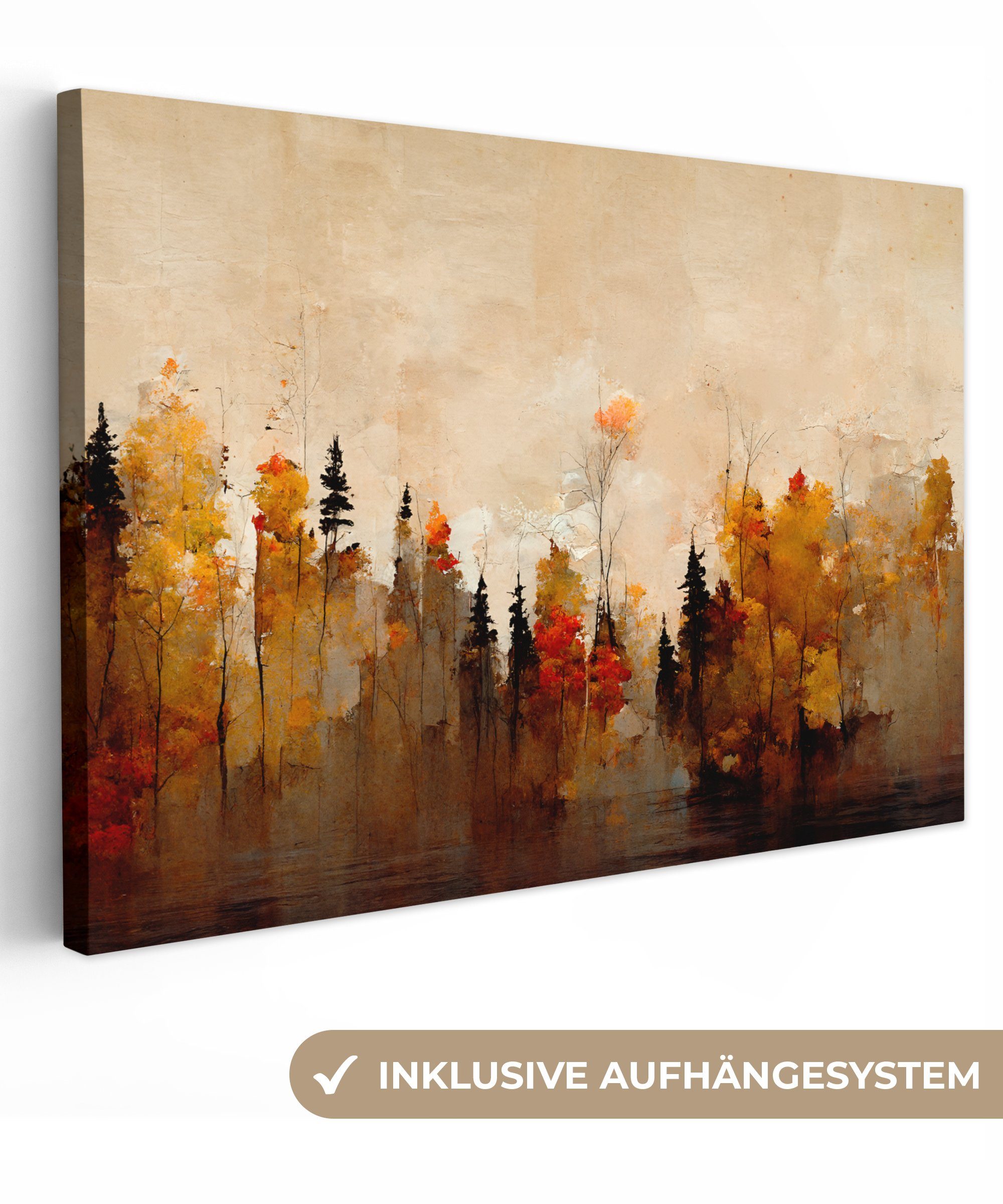 OneMillionCanvasses® Leinwandbild Natur - Bäume - günstig online kaufen