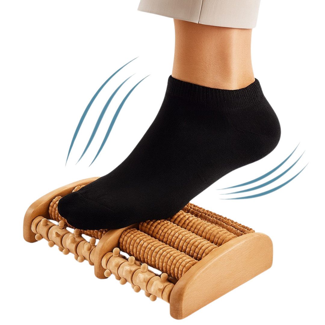 Medosan Fußmassagegerät zur Stimulation der Reflexpunkte im Fußbereich, bei Fersensporn, Plantarfasziitis und Arthrose