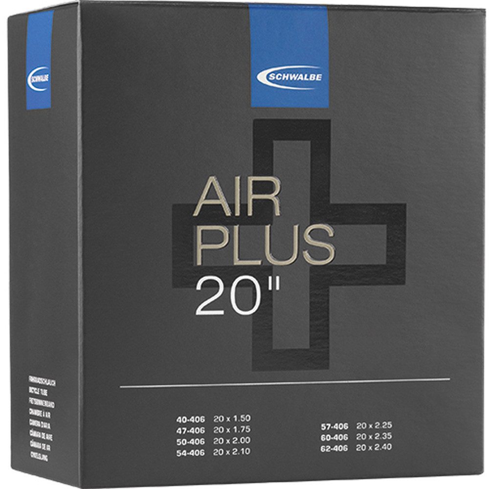 Fahrradschlauch Schwalbe Schlauch AIR Plus 20Zoll 40-62/406mm AV7-40