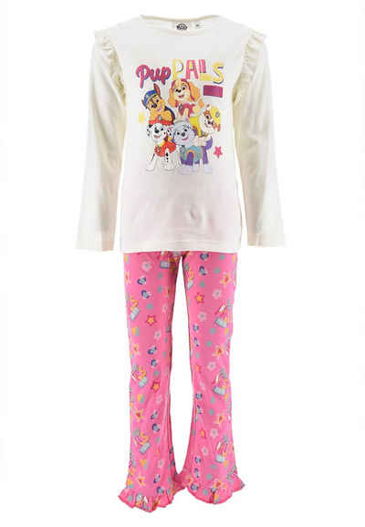 PAW PATROL Schlafanzug »Skye Kinder Mädchen Pyjama langarm Nachtwäsche« (2 tlg)
