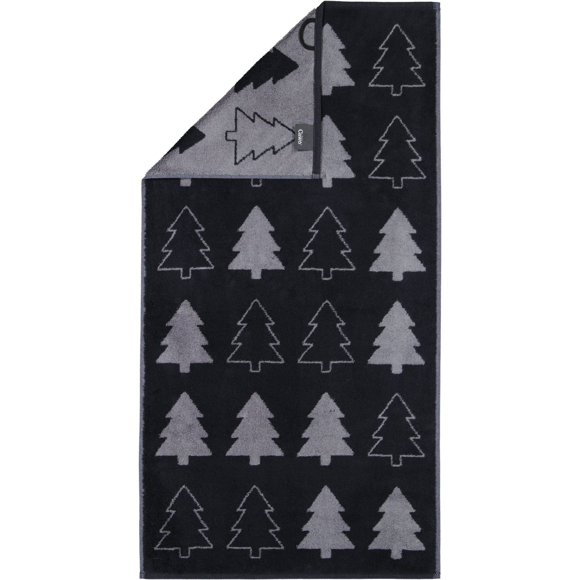 Cawö Handtücher Christmas Edition Tannenbäume 794, 100% Baumwolle