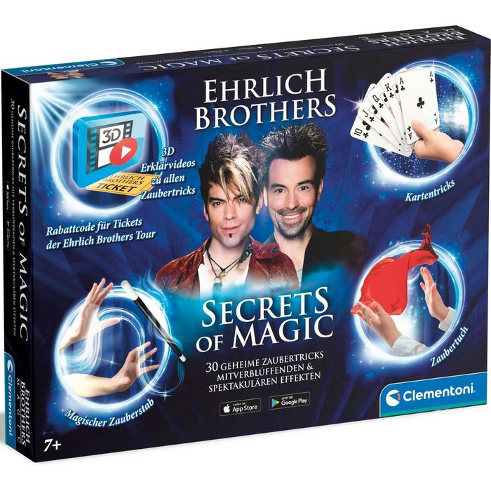 Clementoni® Zauberkasten Ehrlich Brothers Secrets of Magic Made in Europe