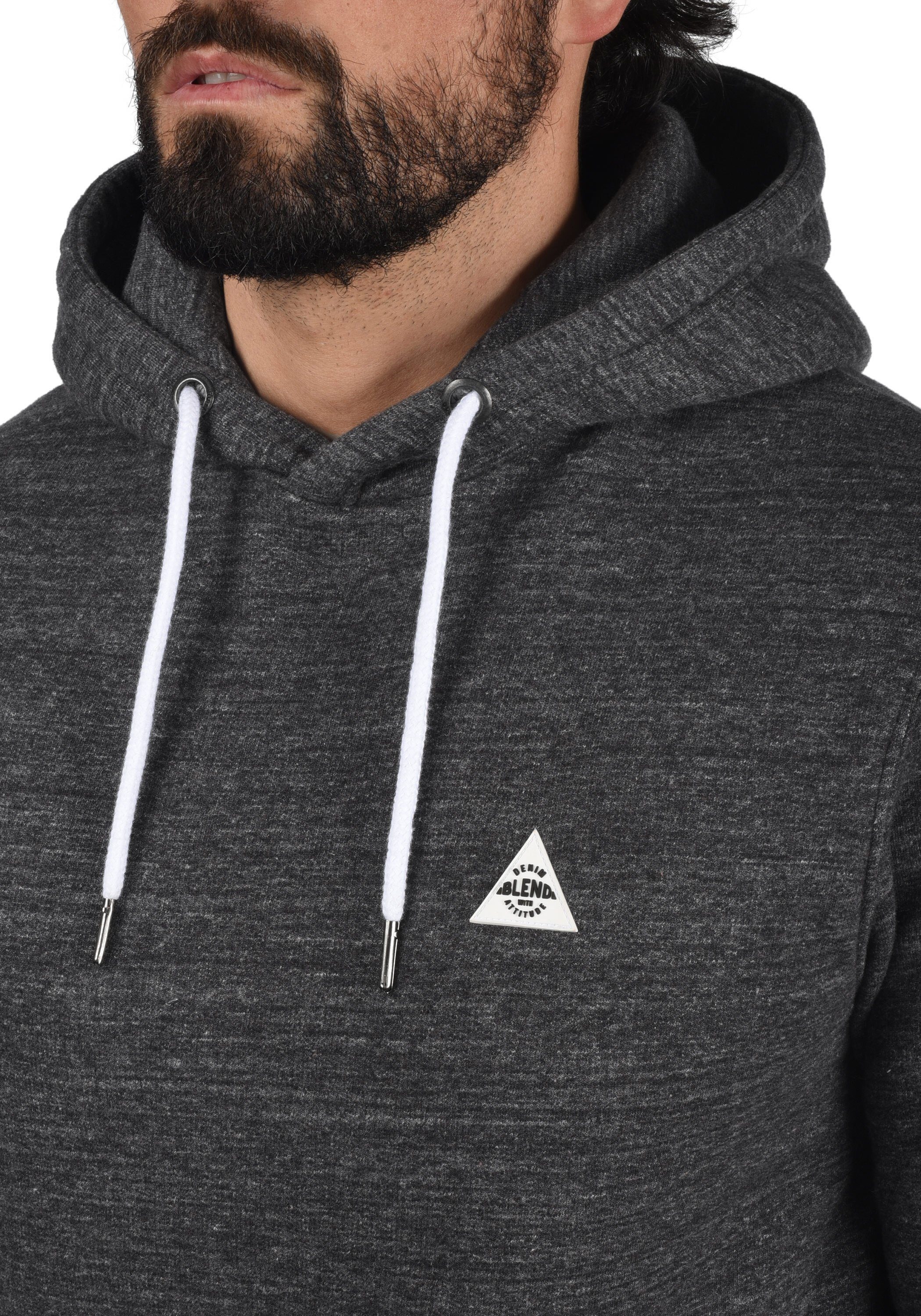 Blend Kapuzenpullover BHHenner Lässiger Hoodie mit Kapuze und Kängurutasche
