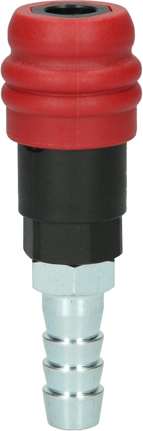 Schlauchverbinder KS mit Schlauchtülle, Stufen-Druckluft-Sicherheitskupplung 14,5mm 2 Tools