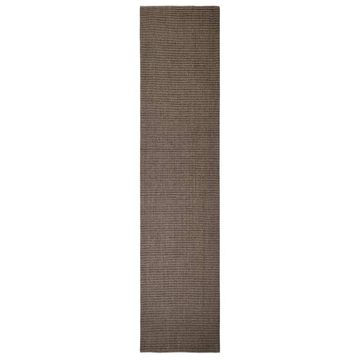 Teppich Sisalteppich für Kratzbaum Braun 80x350 cm, vidaXL, Rechteckig, Höhe: 0 mm