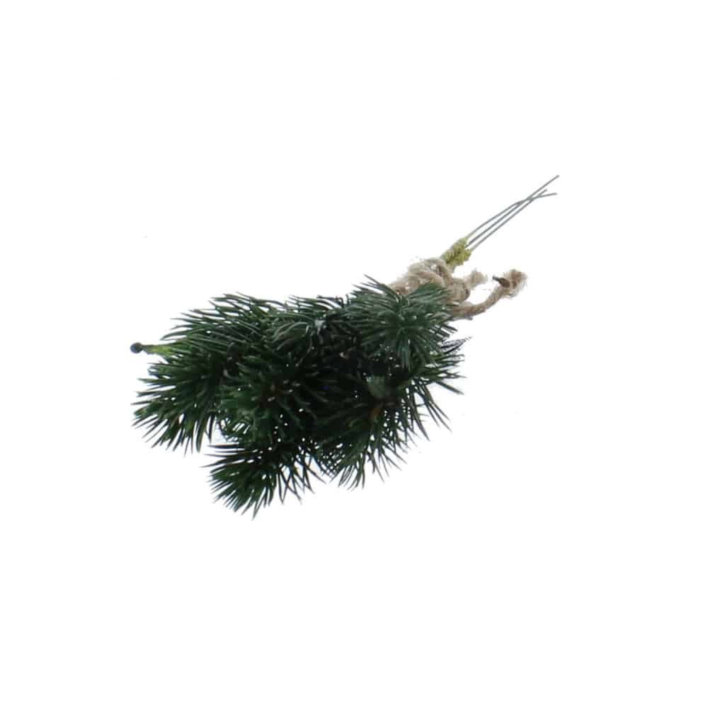 MICA Adventskranz Tannenzweigbündel grün - aus Kunststoff - 25 cm