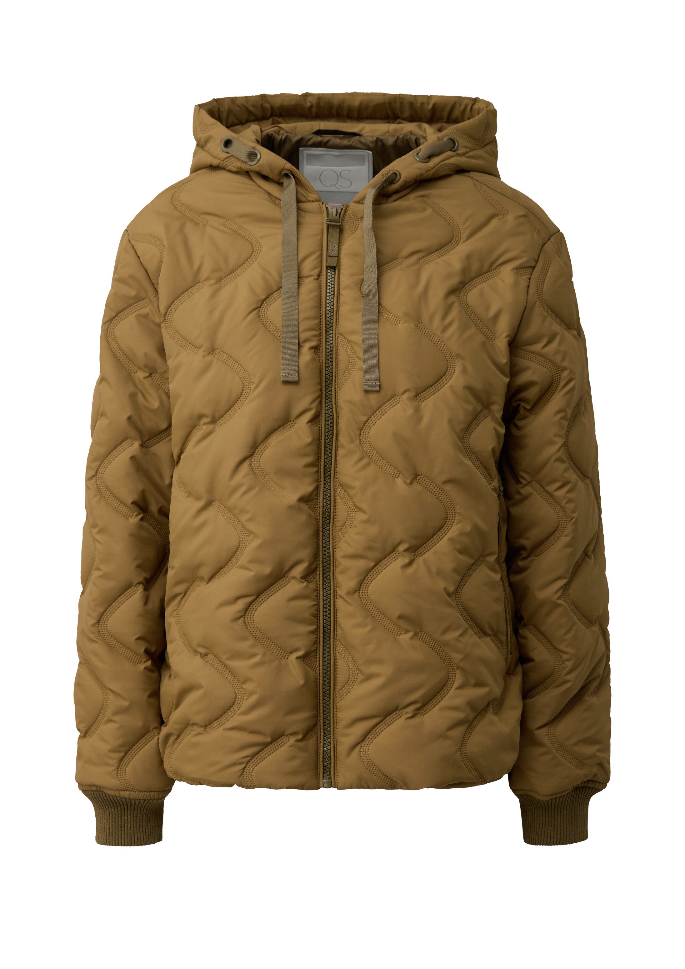 QS Funktionsjacke Outdoor-Jacke Wattierte Jacke mit geprägtem Muster – Bild 2 von 5