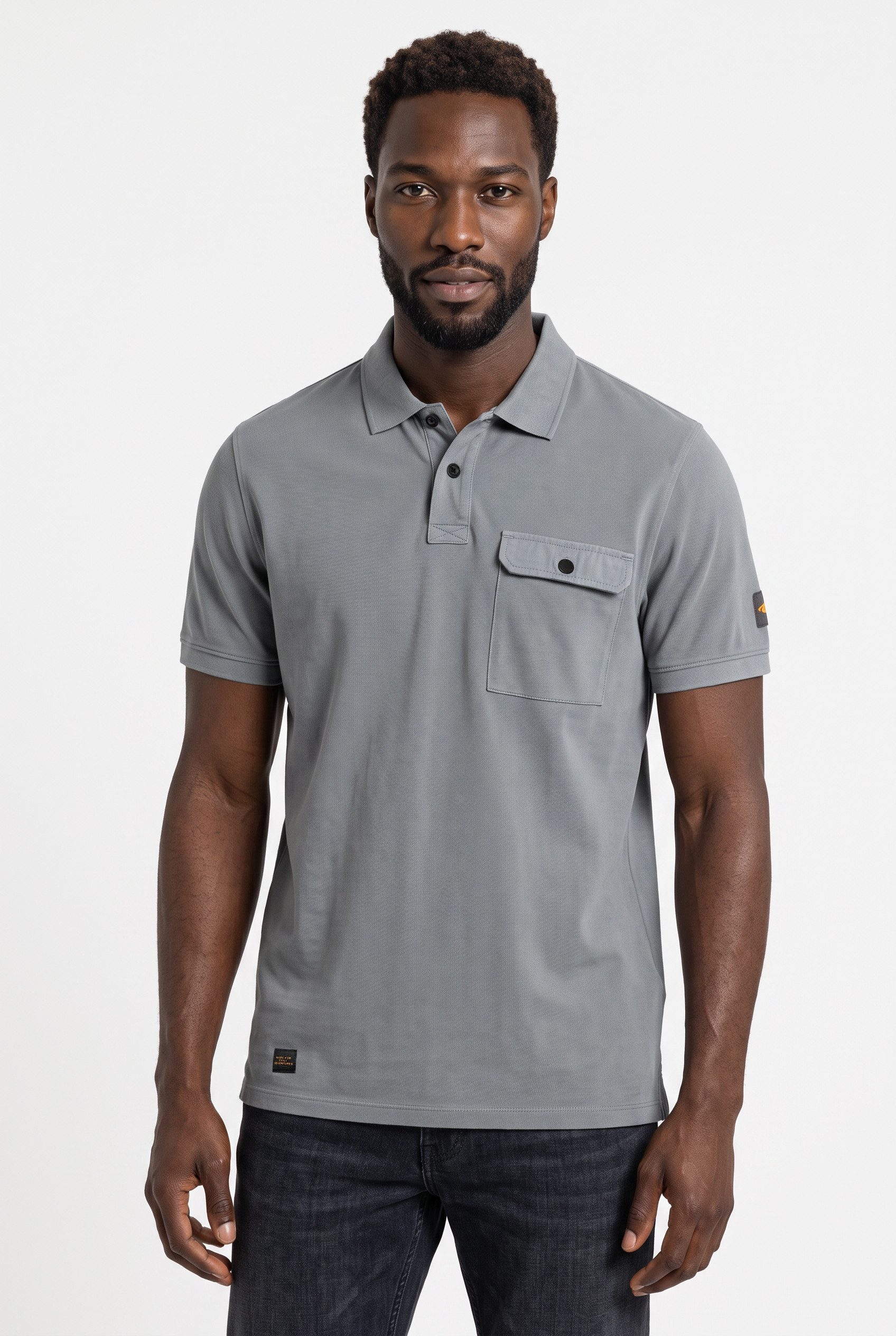 camel active Poloshirt mit Brusttasche