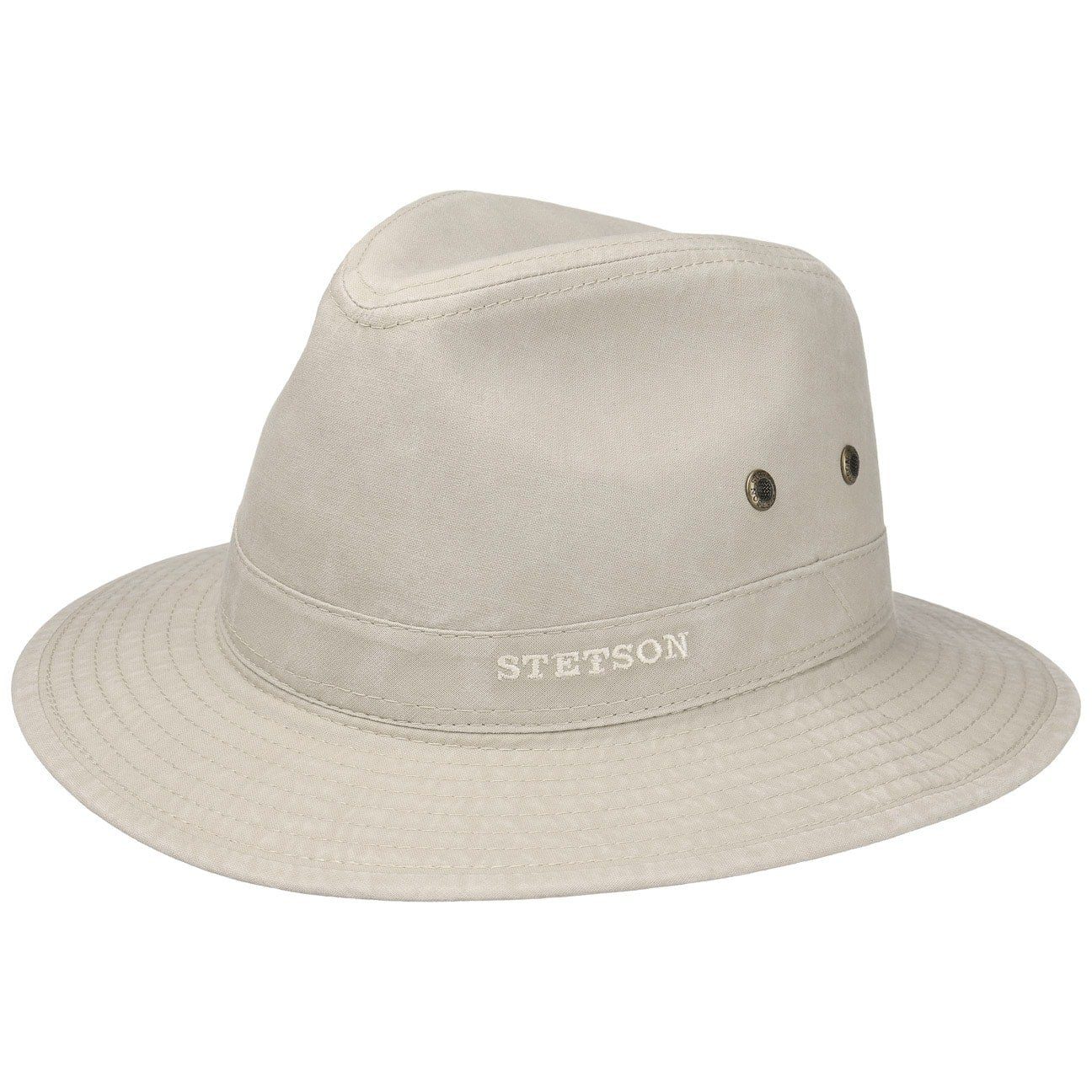 Stetson Sonnenhut (1-St) Baumwollhut mit hellbeige Futter