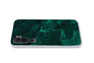 MuchoWow Handyhülle Marmor - Limone - Grün - Strukturiert - Marmoroptik, Handyhülle Telefonhülle Xiaomi Mi Note 10