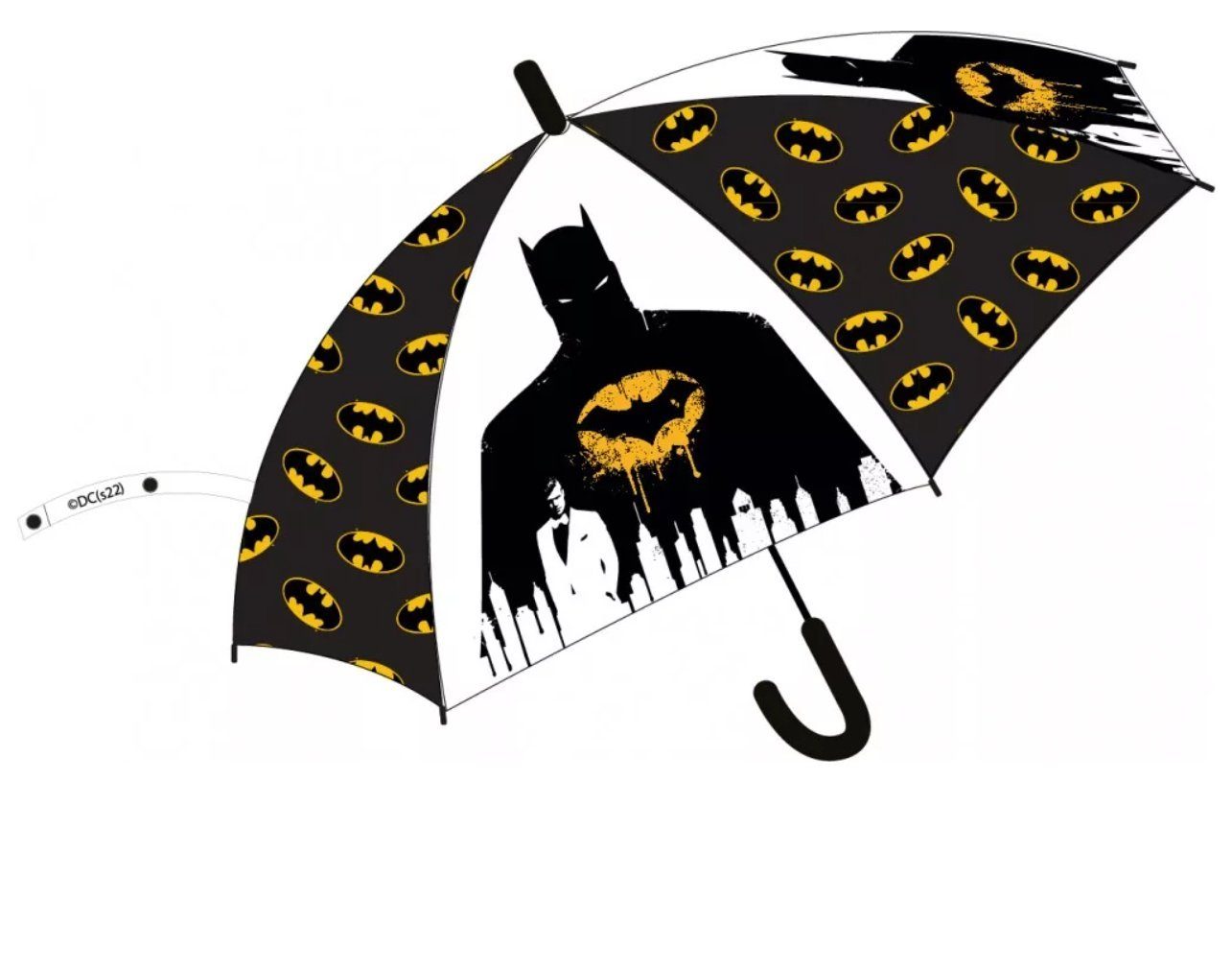 Kinderregenschirm cm Ø74 (halbautomatisch) Batman Langregenschirm Batman