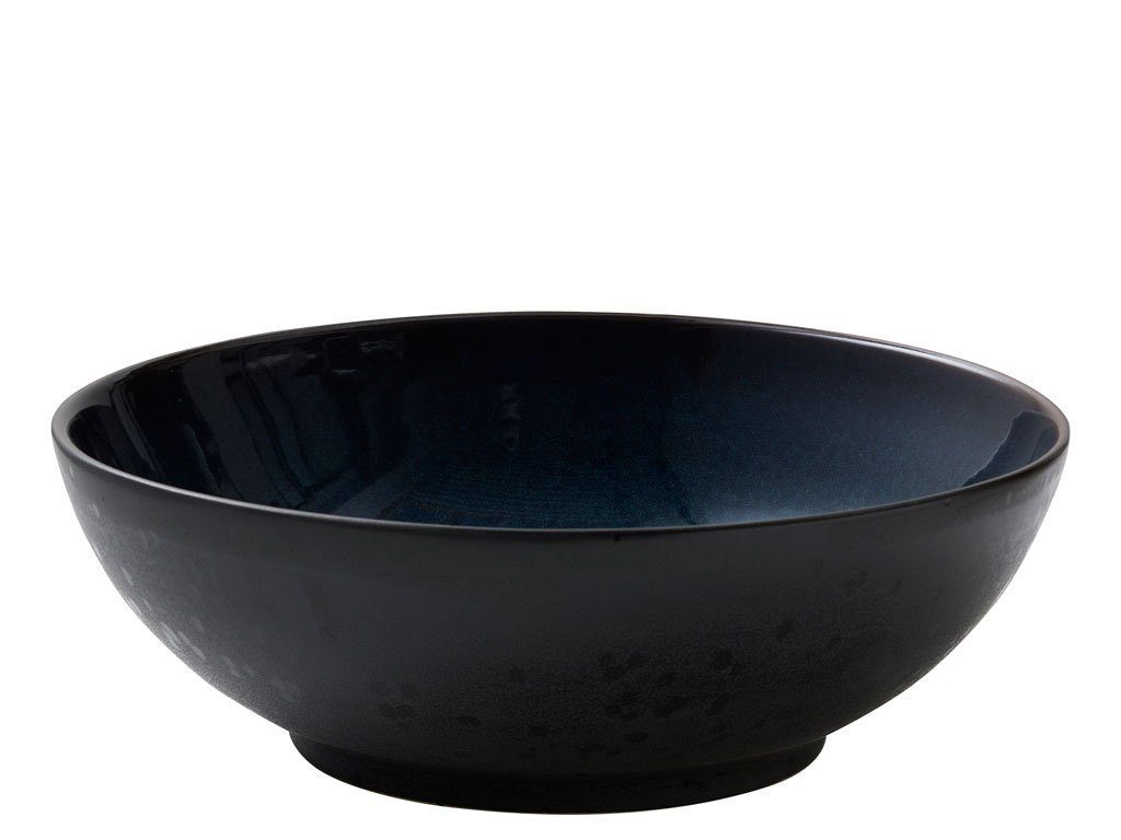 Bitz Salatschüssel Gastro, Steingut handgearbeitet, (1-tlg), matte Außenseite und glänzend glatte Innenfläche.