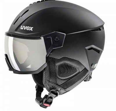 Uvex Skihelm Uvex Instinct Visor Skihelm Snowboardhelm black mat S566260
