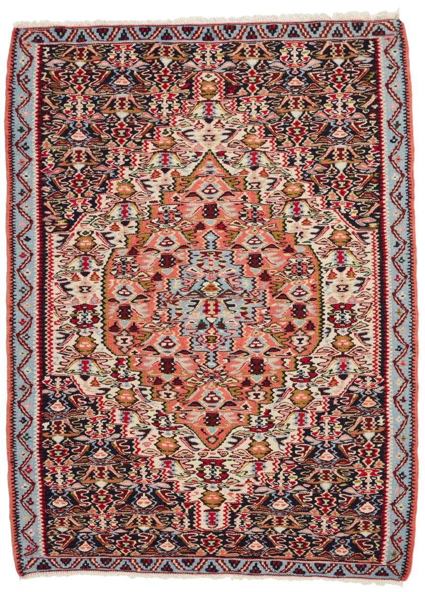 Orientteppich Senneh Orientteppich / Nain Handgeknüpfter Kelim Trading, Höhe: mm Perserteppich, rechteckig, 82x108 4