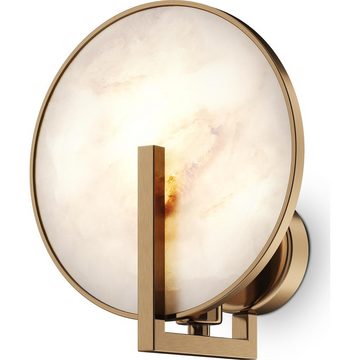 click-licht Wandleuchte Wandleuchte Marmo in Gold-matt und Marmor E14, keine Angabe, Leuchtmittel enthalten: Nein, warmweiss, Wandleuchte, Wandlampe, Wandlicht