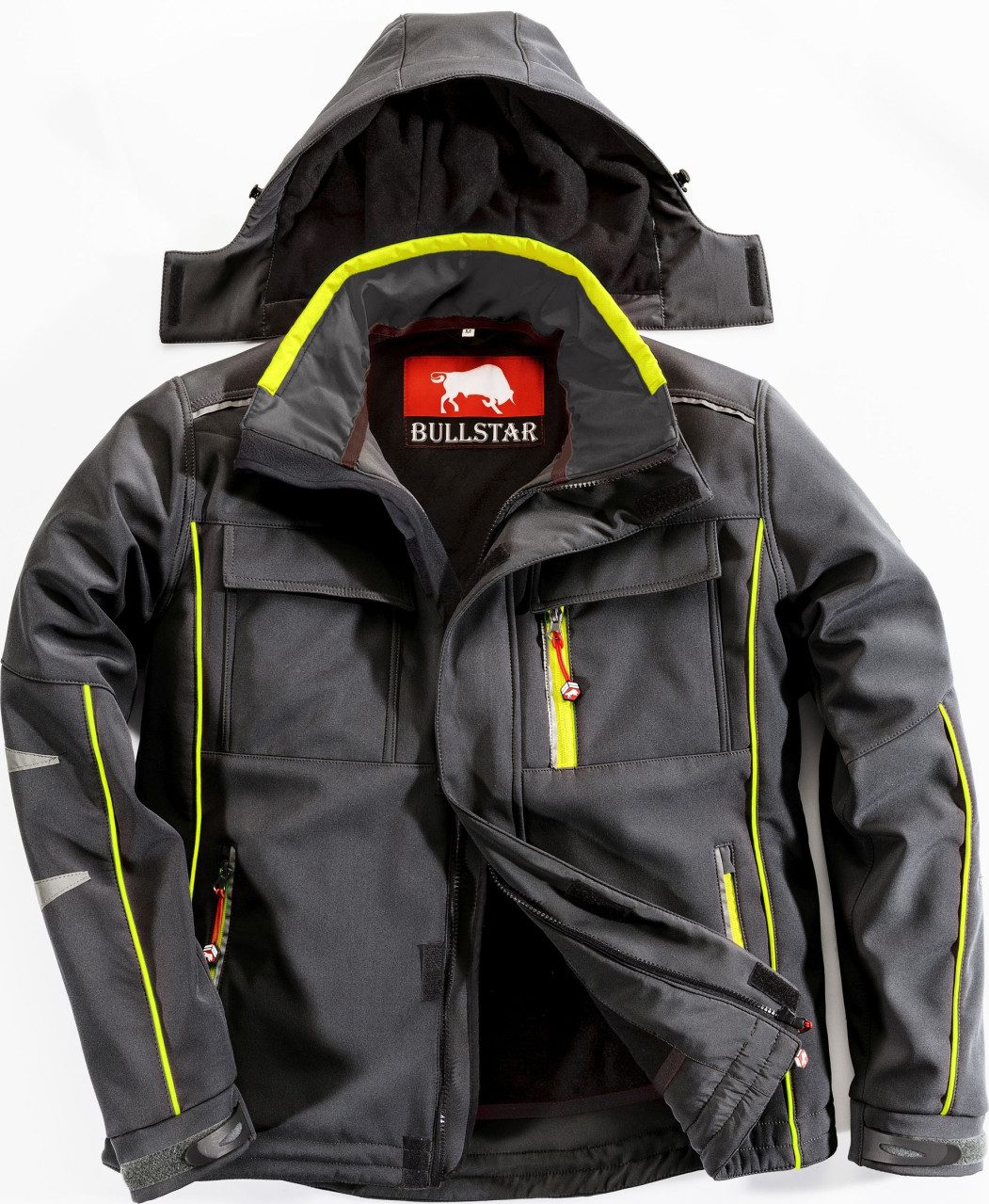 Softshelljacke Bullstar Winter-Softshelljacke ULTRA schwarz