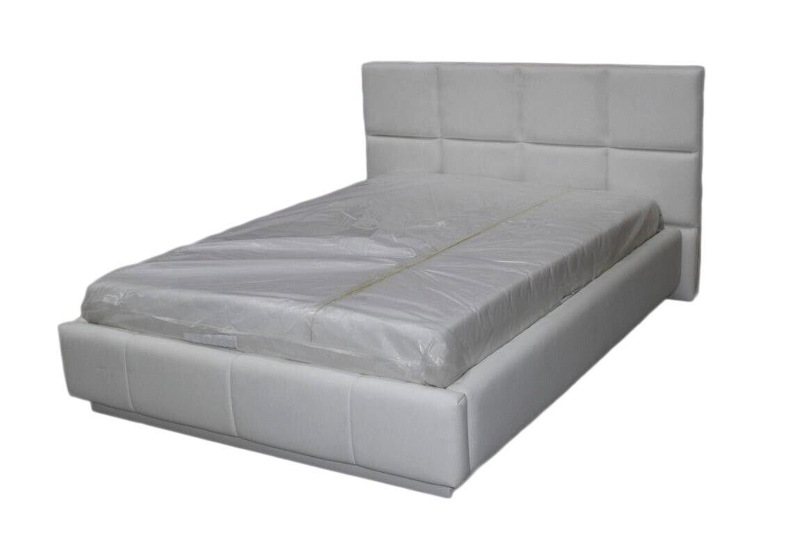 Weiß Design JVmoebel Betten Bett Luxus 140x200 Bett Polster Polsterbett Sofort