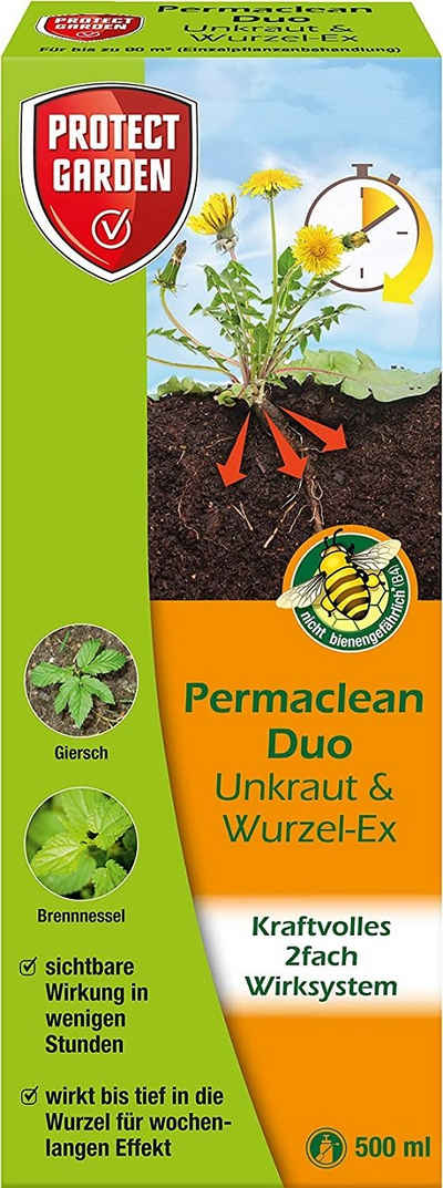 Protect Garden Unkrautbekämpfungsmittel Protect Garden Permaclean Duo Unkraut & Wurzel Ex 500 ml Unkrautvernic