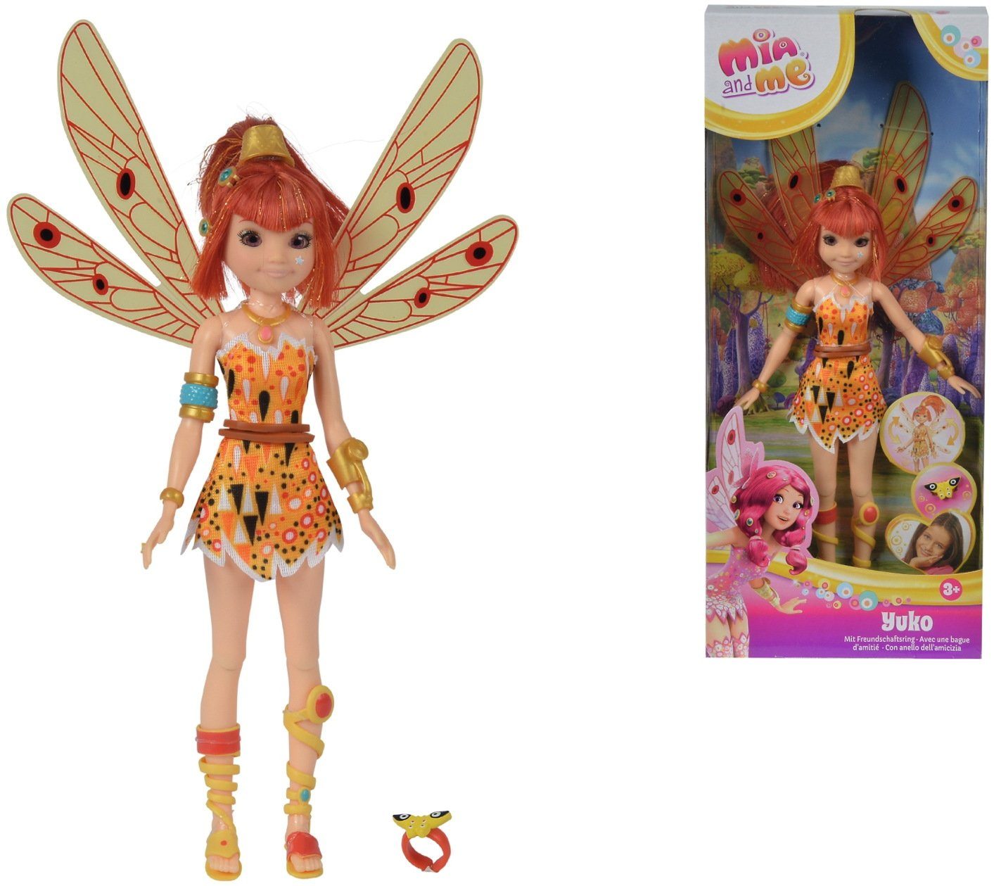 SIMBA Anziehpuppe Puppe Mia and me Ankleidepuppe Yuko 23cm 109480090