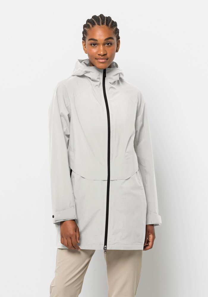 JKT Jack Wolfskin W Langjacke silver-cloud LONG MAINKAI