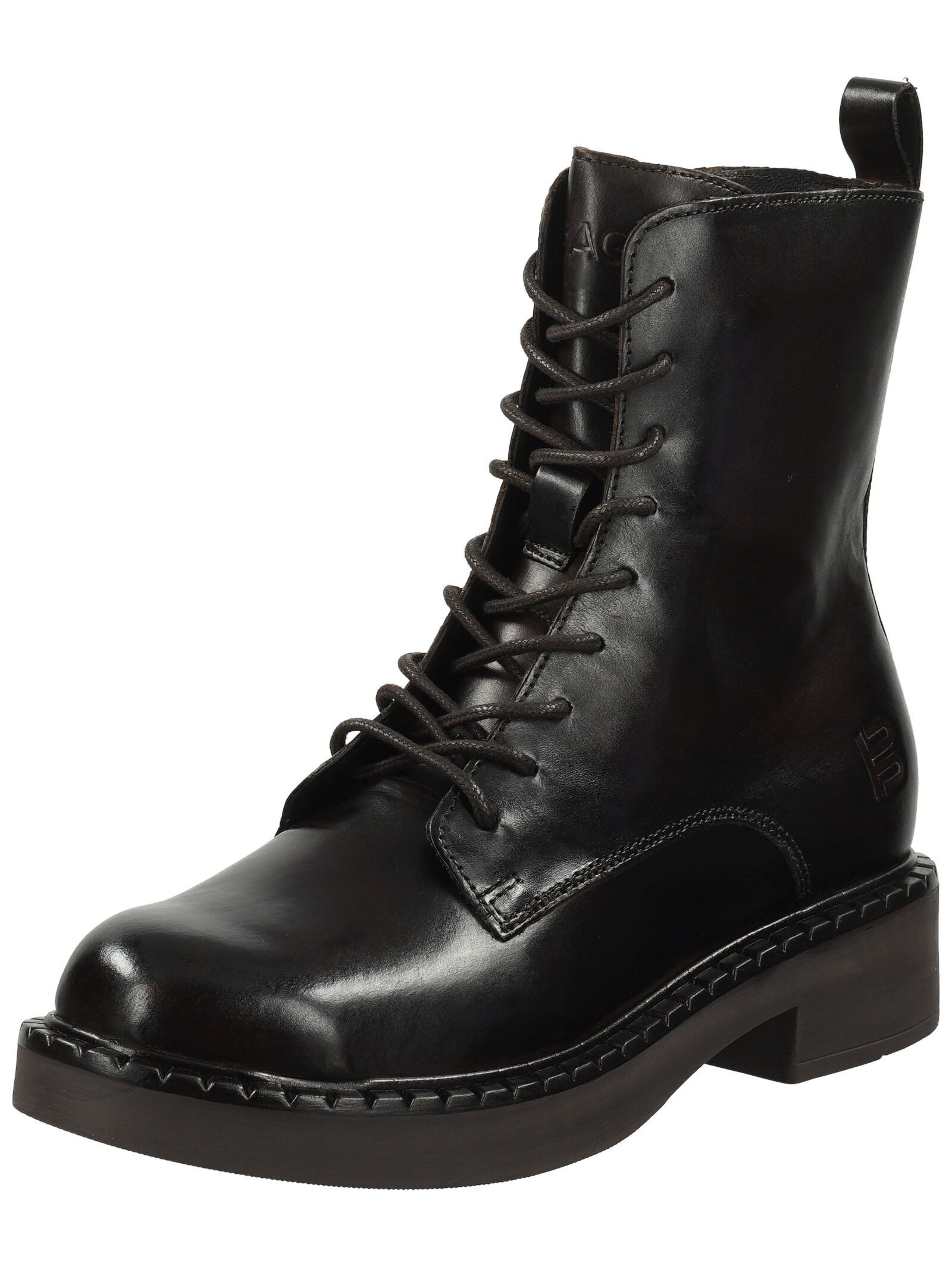 BAGATT Stiefelette Nubukleder . Schnürstiefelette
