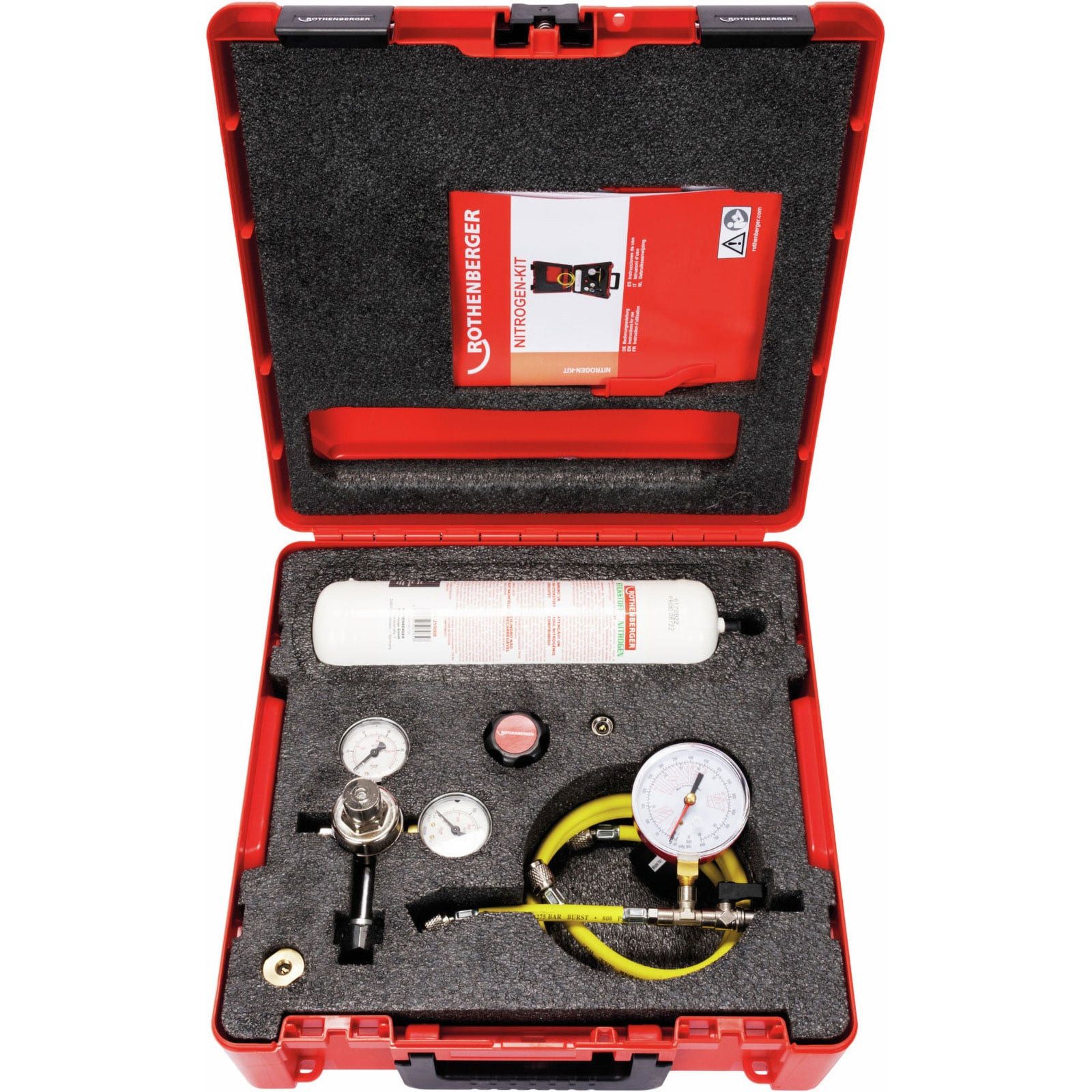 Rothenberger Kassettenabzieher ROTHENBERGER Stickstoff-Set komplett, inklusive 1kg Flasche - 10000038