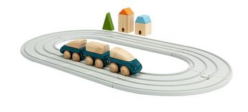 Plantoys Spielzeug-Auto Straßen und Schienen Set klein