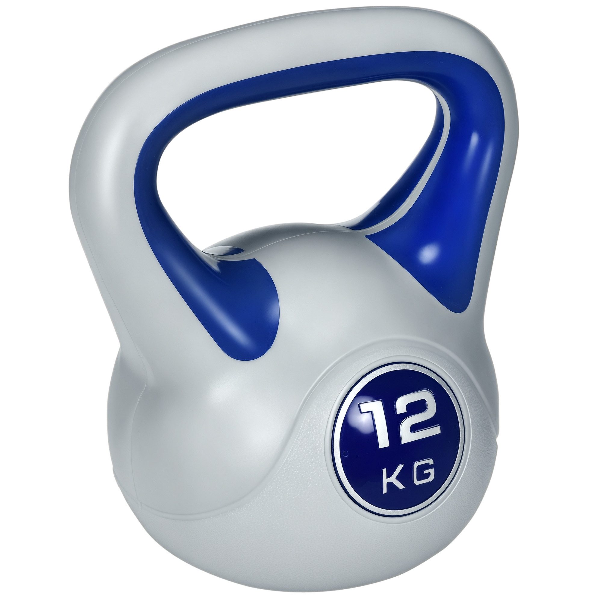 SPORTNOW Kettlebell Kugelhantel, 24 x 17 x 28 cm, (Set, 1 x Kettlebell), 1 x 12 Kg